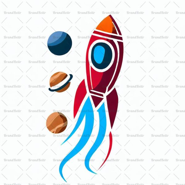 Rakete und Planeten